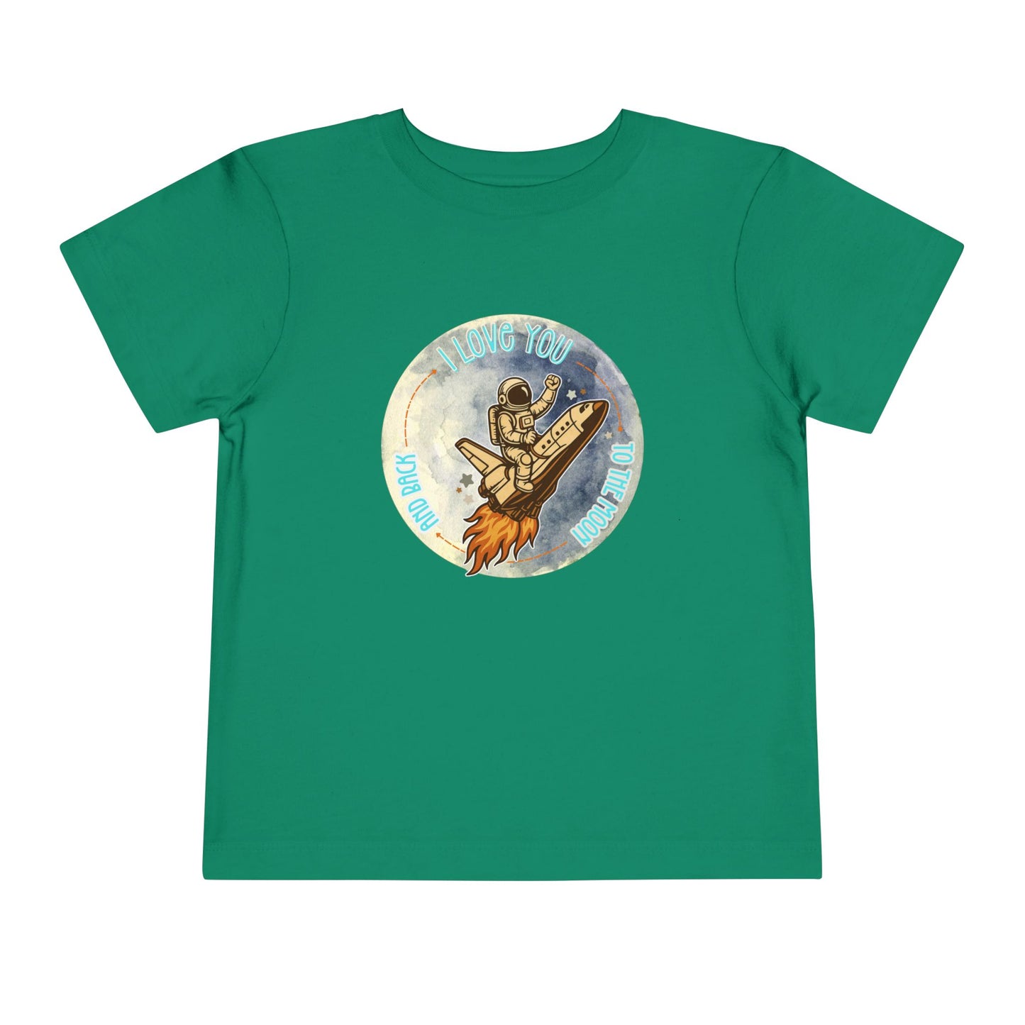 To The Moon - Unisex Toddler/Kid - Front  Print on Light & Dark Tees 👕