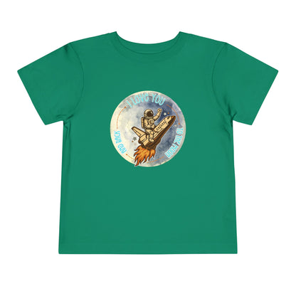 To The Moon - Unisex Toddler/Kid - Front  Print on Light & Dark Tees 👕
