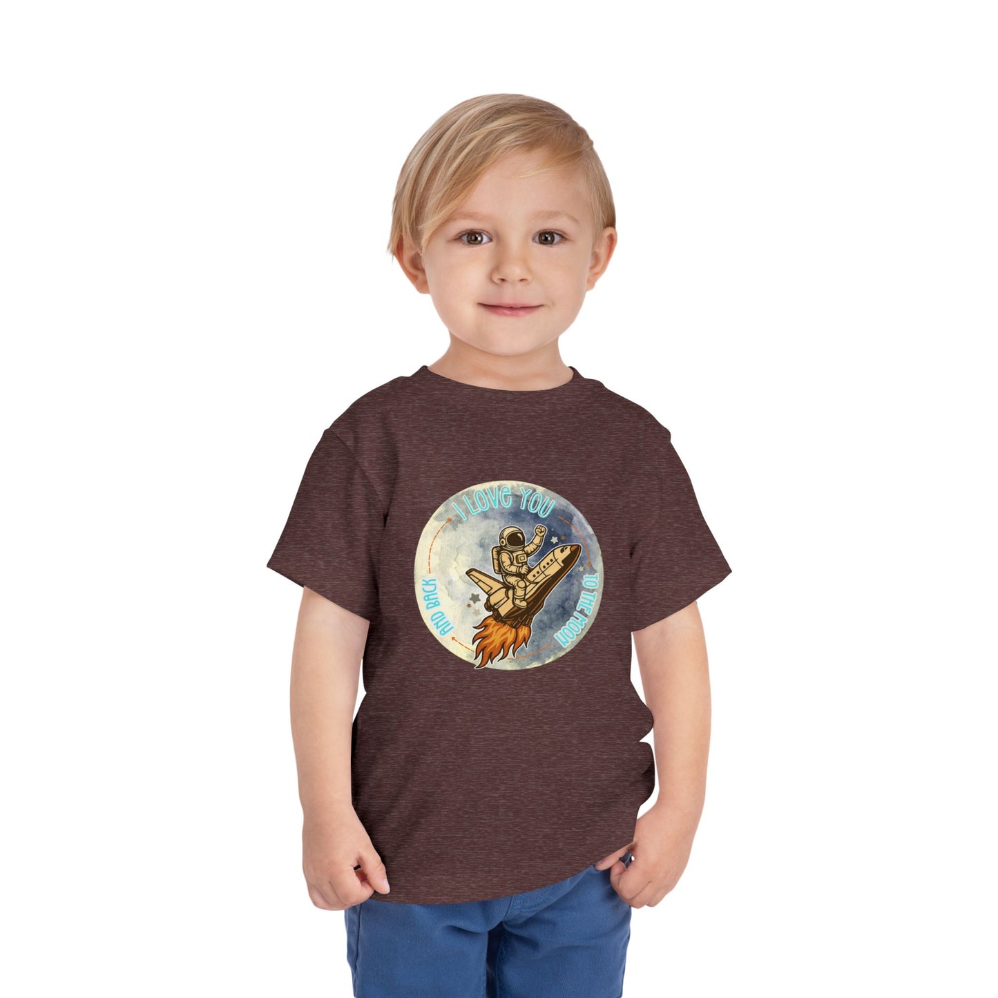 To The Moon - Unisex Toddler/Kid - Front  Print on Light & Dark Tees 👕