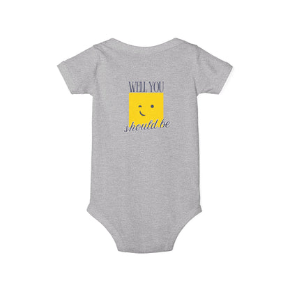 Little Old Me - Unisex Baby - Front & Back Print on Light & Dark Onsies👕
