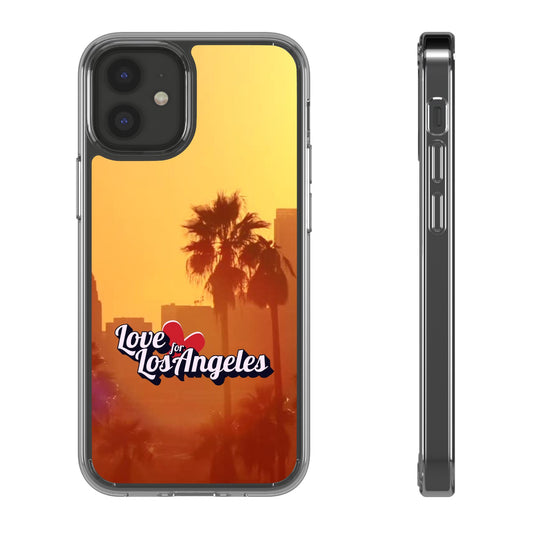Love 4 Los Angeles  - Phone Case - Clear Cases with Sunset Design📱