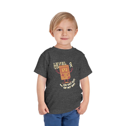 Level Up - Unisex Toddler/Kid - Front  Print on Light & Dark Tees 👕