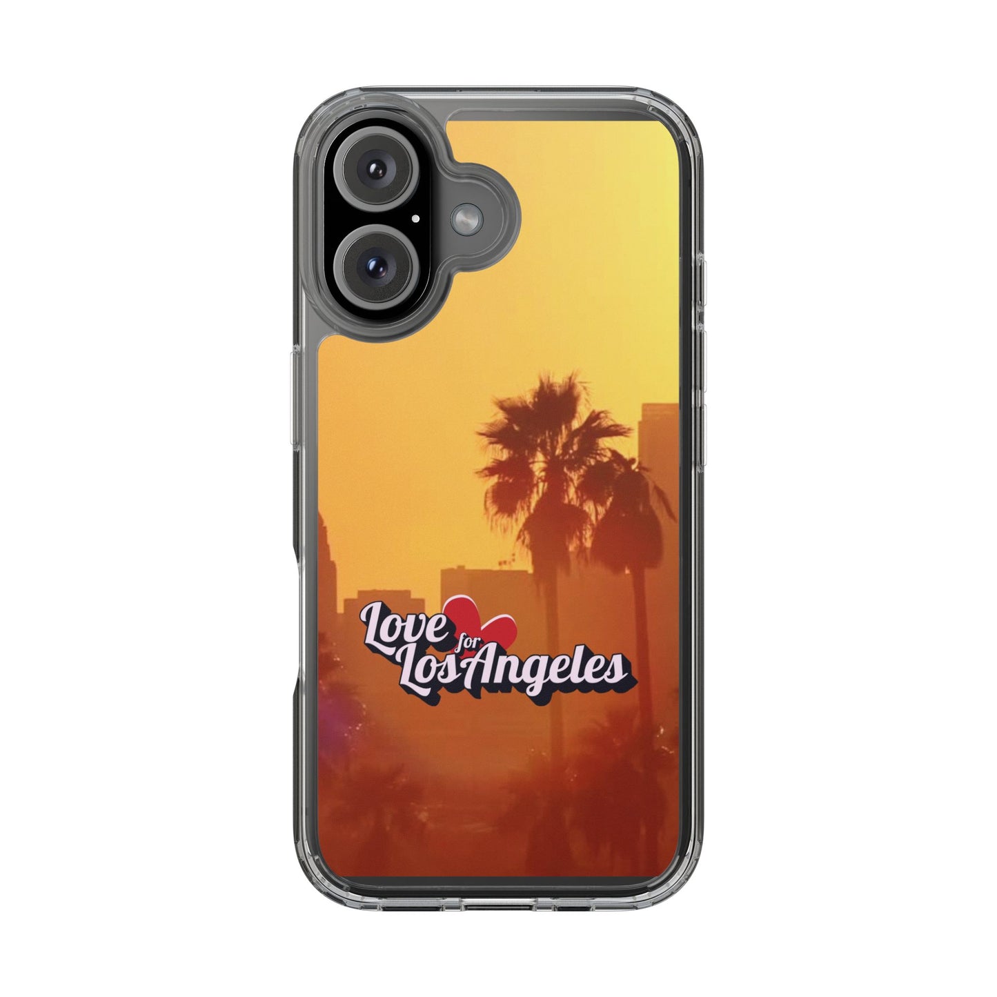 Love 4 Los Angeles  - Phone Case - Clear Cases with Sunset Design📱