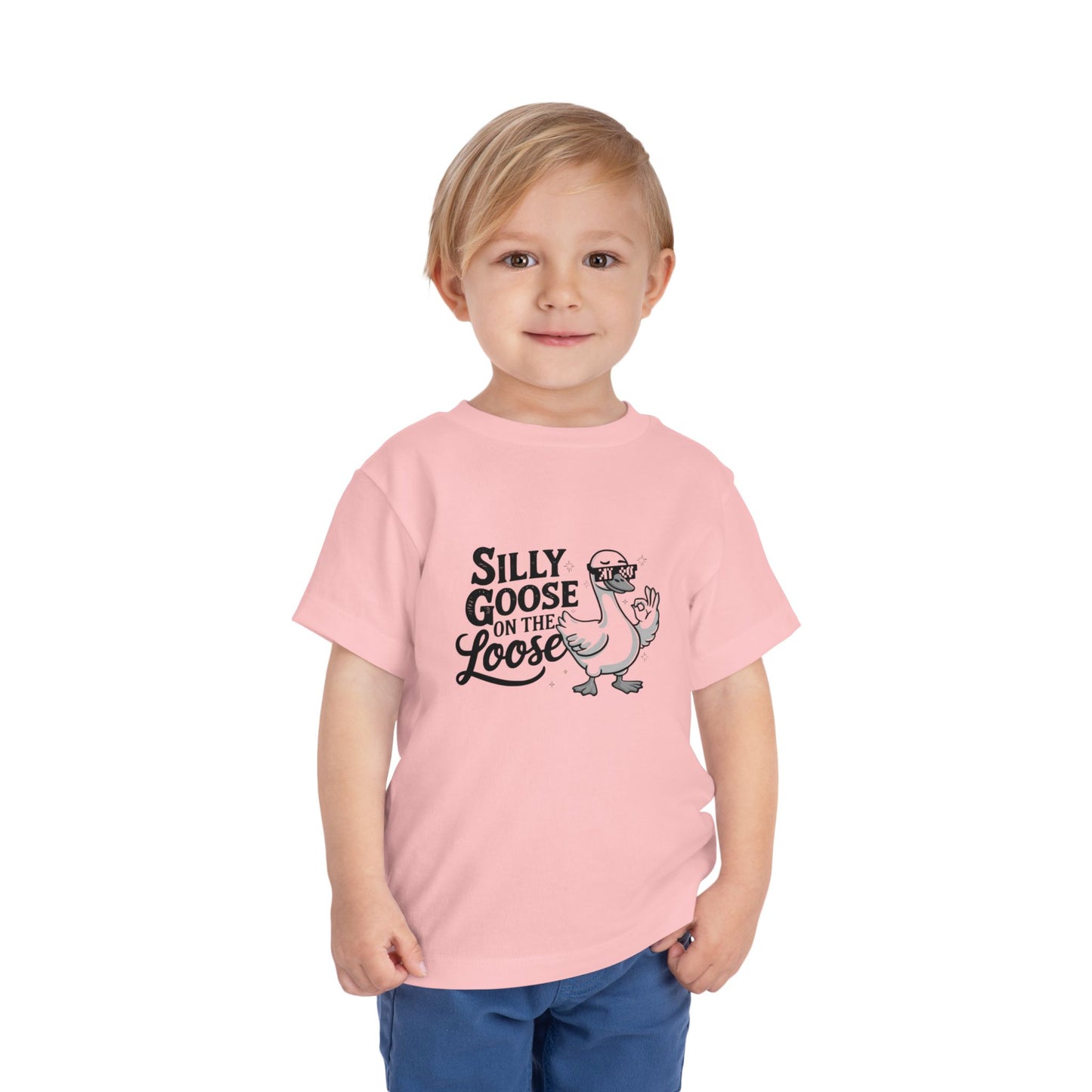 Loose Silly Goose - Toddler Unisex - Front Print on Light & Dark Tees👕
