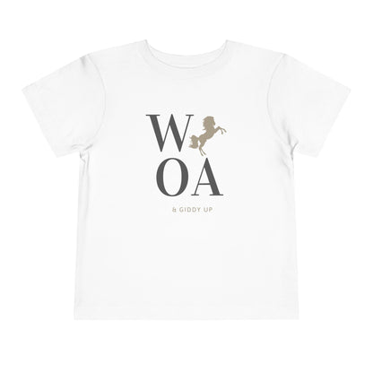 WHOA - Unisex Toddler/Kid - Front Print on Light & Dark Tees👕