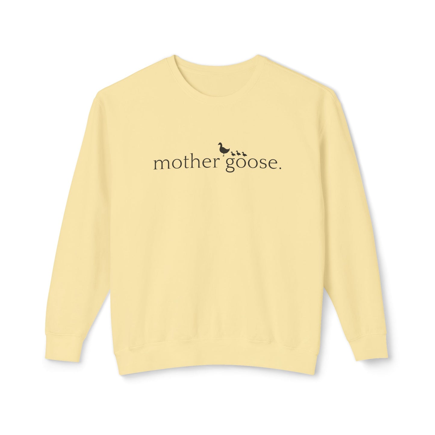 Mother Goose - Unisex - On Dark Lightweight Crewneck Sweatshirt 👕