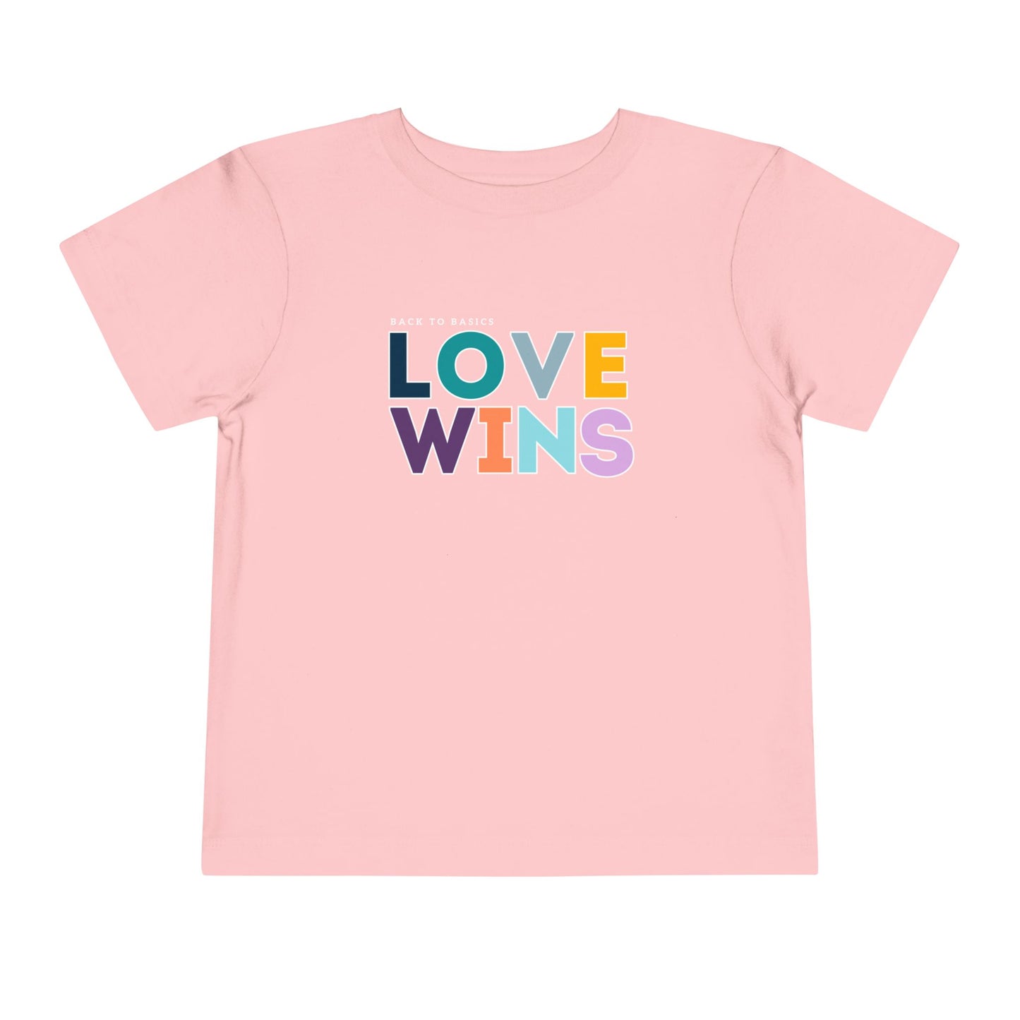 Love Wins - Unisex Toddler/Kid - Front Print on Light & Dark Tees👕