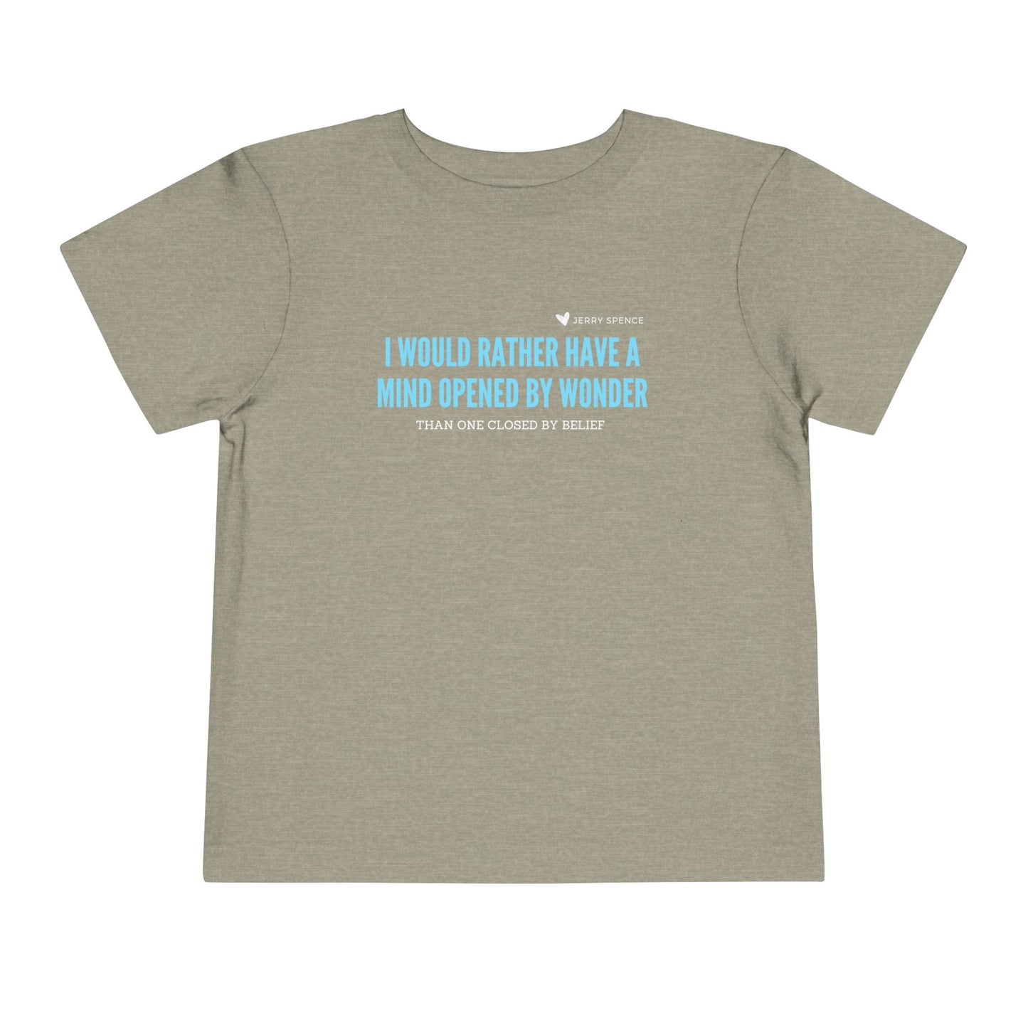 Mind Opened By Wonder - Unisex Toddler/Kid - Front Print on Light & Dark Tees👕