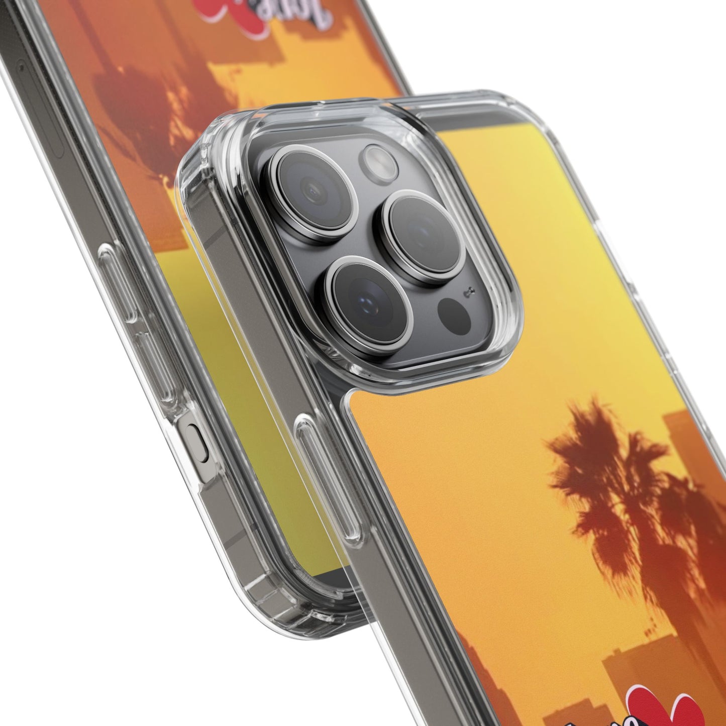 Love 4 Los Angeles  - Phone Case - Clear Cases with Sunset Design📱