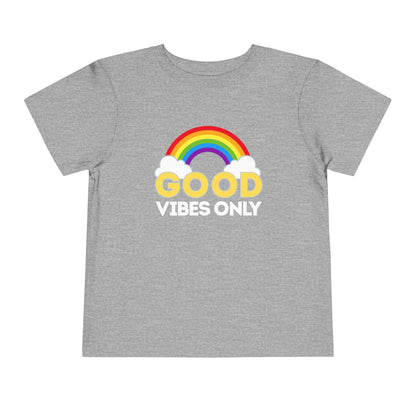 Good Vibes - Unisex Toddler/Kid - Front Print on Light & Dark Tees👕