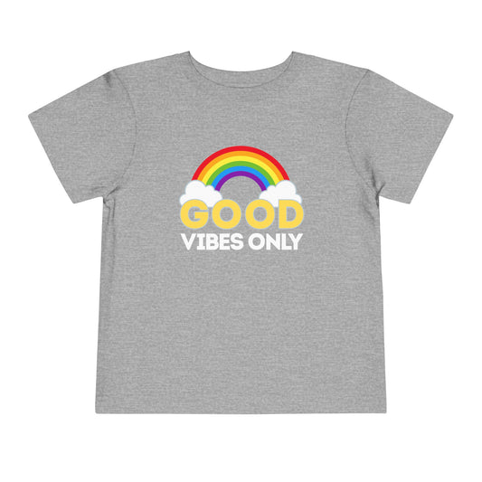 Good Vibes - Unisex Toddler/Kid - Front Print on Light & Dark Tees👕
