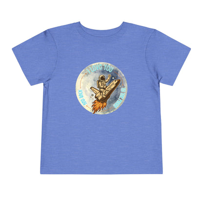 To The Moon - Unisex Toddler/Kid - Front  Print on Light & Dark Tees 👕