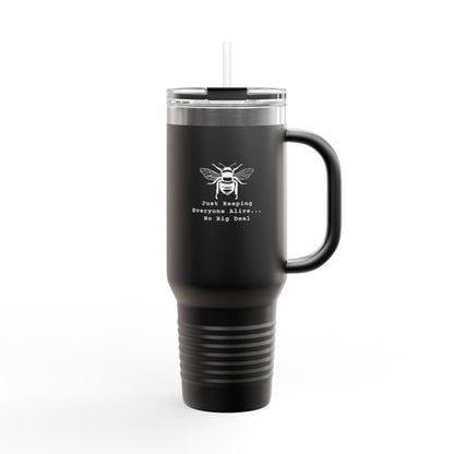 Queen Keeping Everyone Alive - Insulated Travel Mug