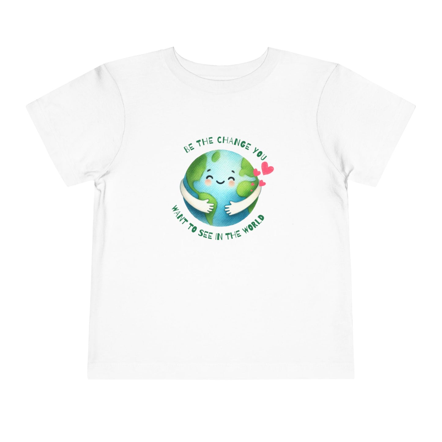 Be The Change - Unisex Toddler/Kid - Front Print on Light & Dark Tees👕