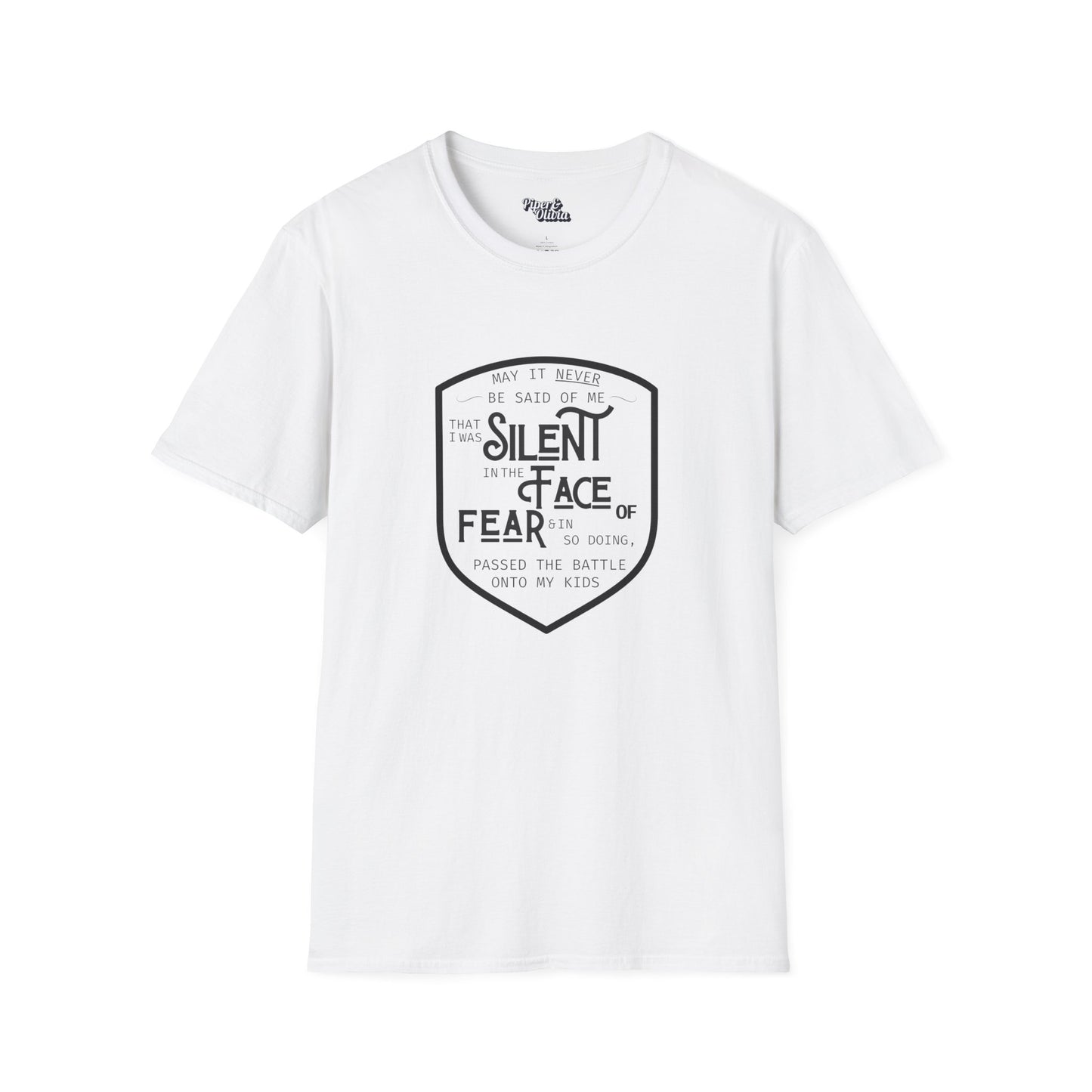 Silent In Fear - Unisex - On Dark and Light Colored Tee👕
