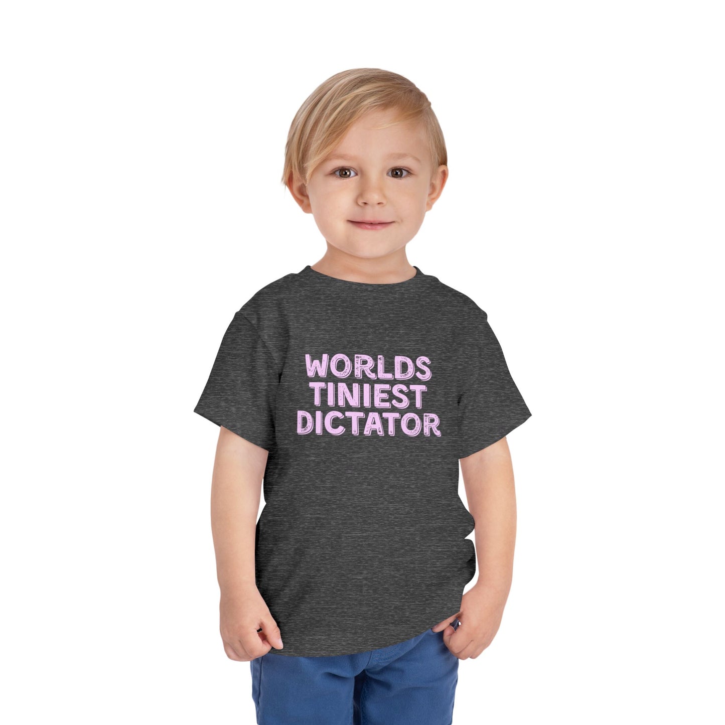 Tiniest Dictator - Unisex Toddler/Kid - Front & Back Print on Light & Dark Tees👕