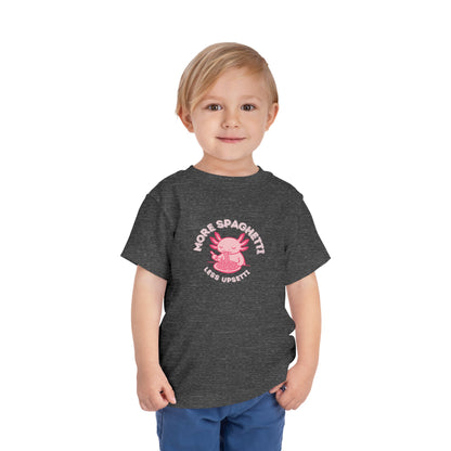 More Spaghetti - Unisex Toddler/Kid - Front Print on Light & Dark Tees👕