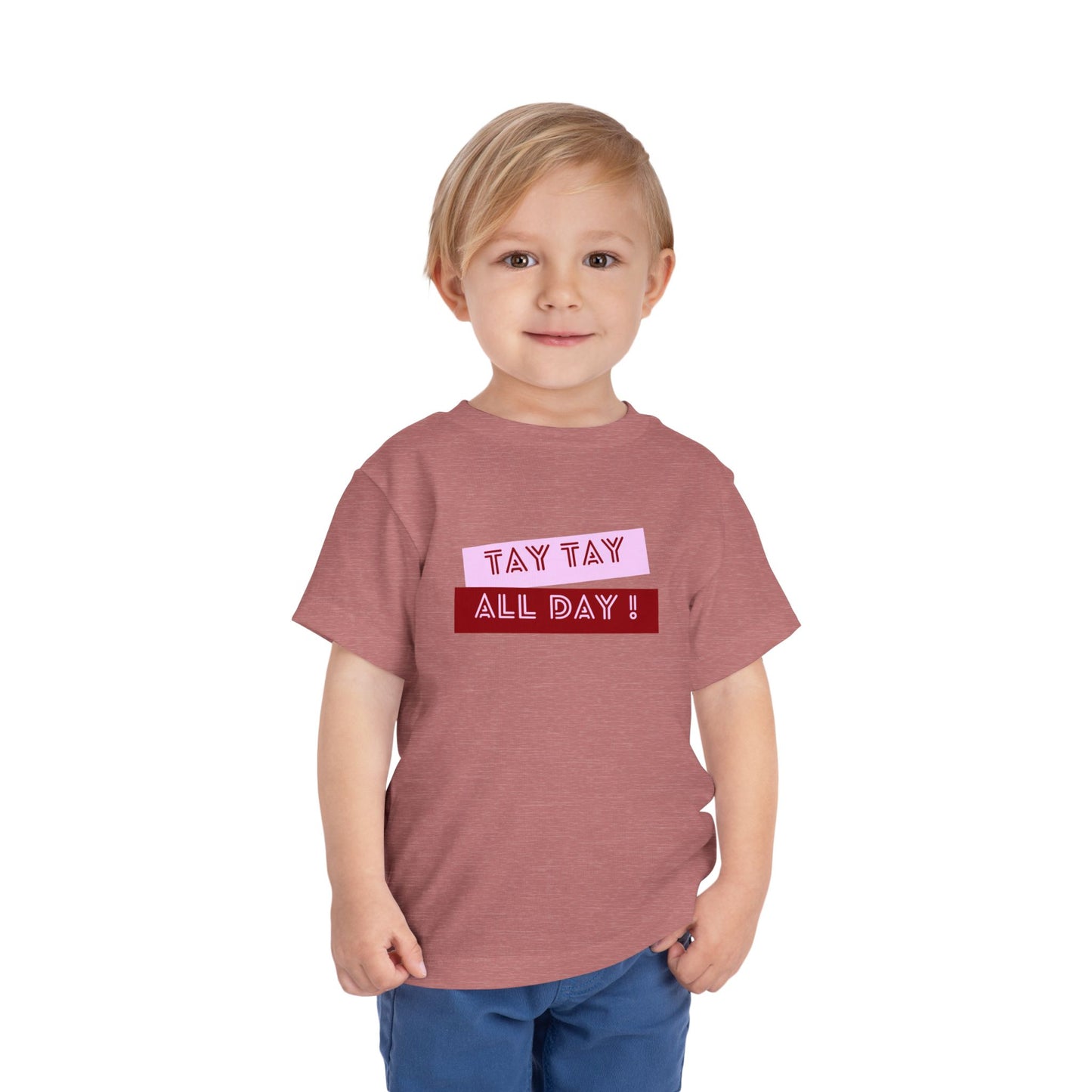 Tay Tay All Day - Unisex Toddler/Kid - Front Print on Light & Dark Tees👕
