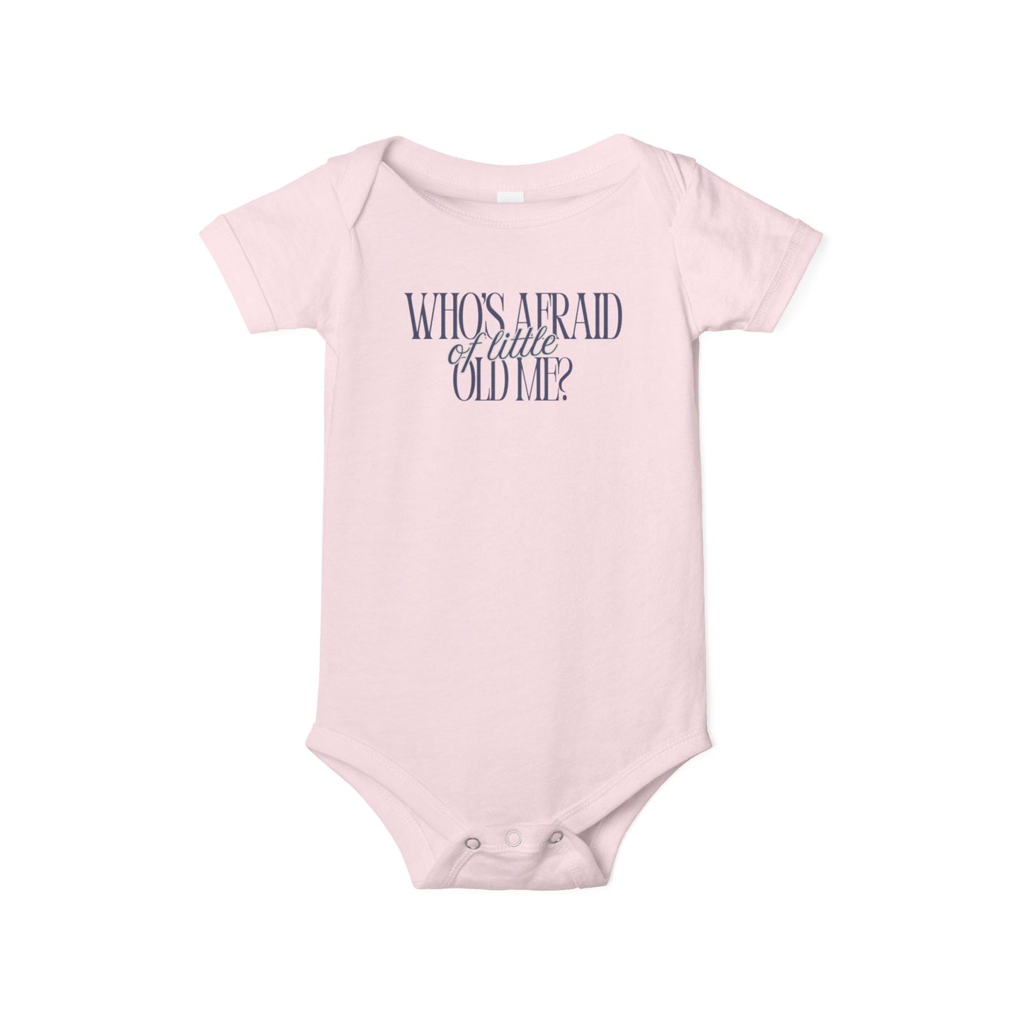 Little Old Me - Unisex Baby - Front & Back Print on Light & Dark Onsies👕