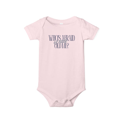 Little Old Me - Unisex Baby - Front & Back Print on Light & Dark Onsies👕