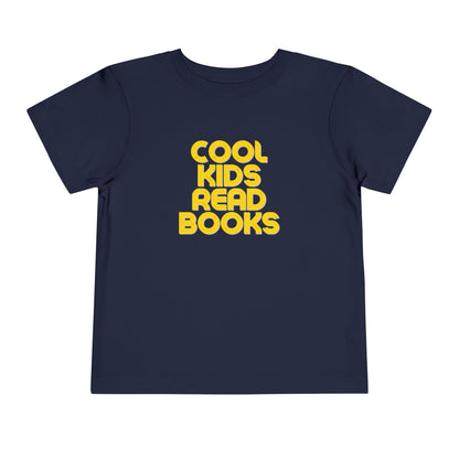 Cool Kids Read Books - Unisex Toddler/Kid - Front Print on Light & Dark Tees👕