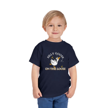 Silly Goose - Unisex Toddler/Kid - Front Print on Light & Dark Tees 👕