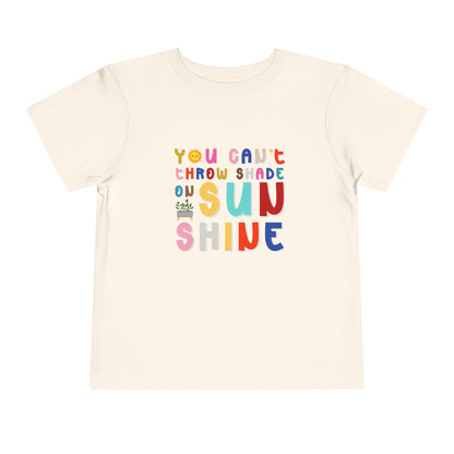 Can't Throw Shade - Front Print on Light & Dark Tees 👕