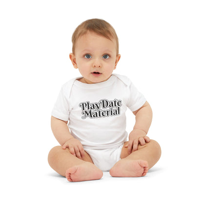 Play Date Material - Unisex Baby - on Light & Dark Onsies👕