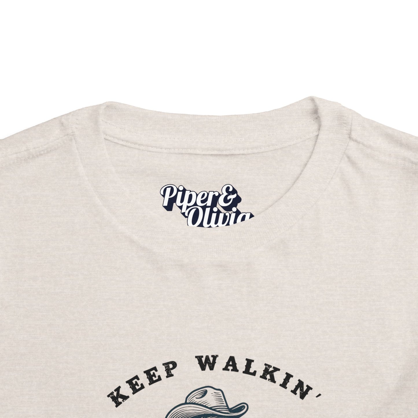 Keep Walkin Cowboy - Unisex Toddler/Kid - Front Print on Light & Dark Tees👕