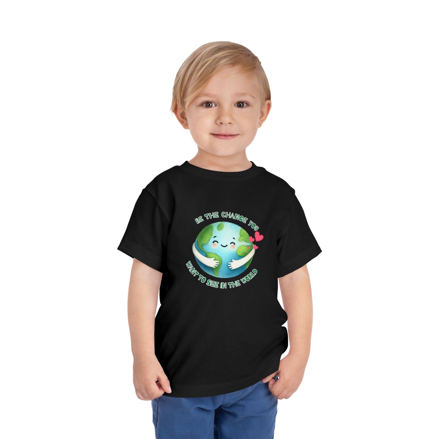 Be The Change - Unisex Toddler/Kid - Front Print on Light & Dark Tees👕