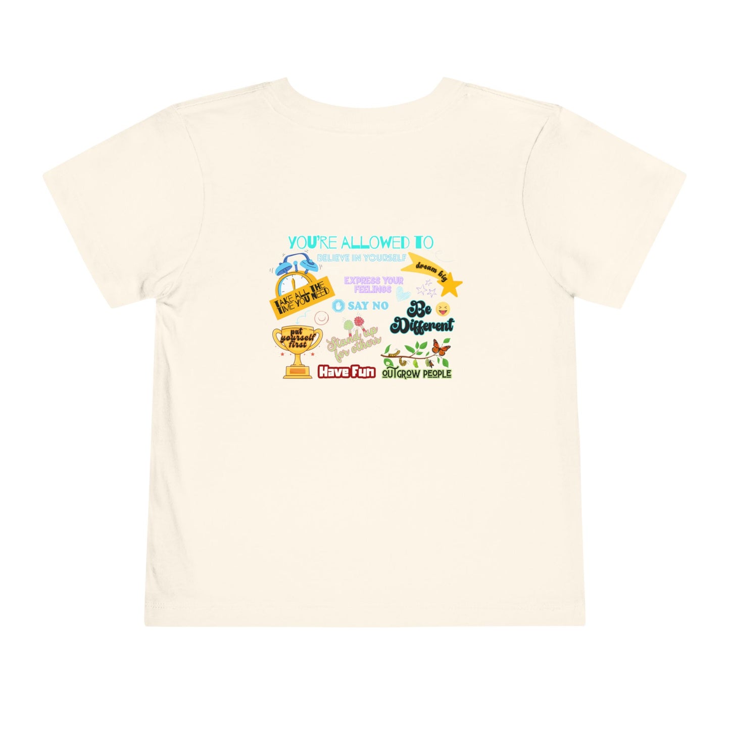 You're Allowed To - Unisex Toddler/Kid - Front & Back Print on Light & Dark Tees👕