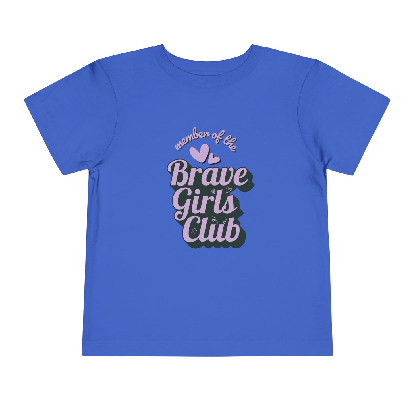 Brave Girls Club - Unisex Toddler/Kid - Front  Print on Light & Dark Tees 👕