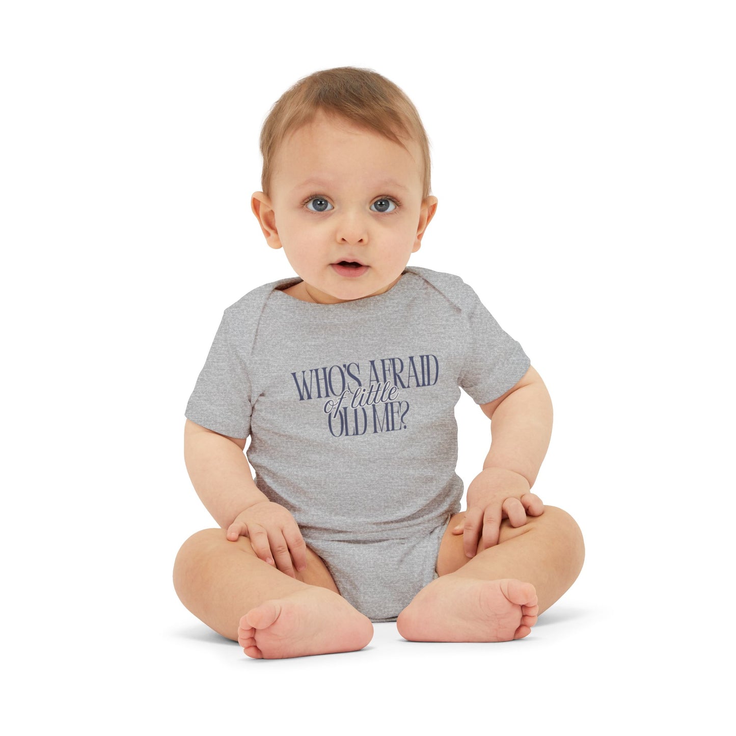 Little Old Me - Unisex Baby - Front & Back Print on Light & Dark Onsies👕