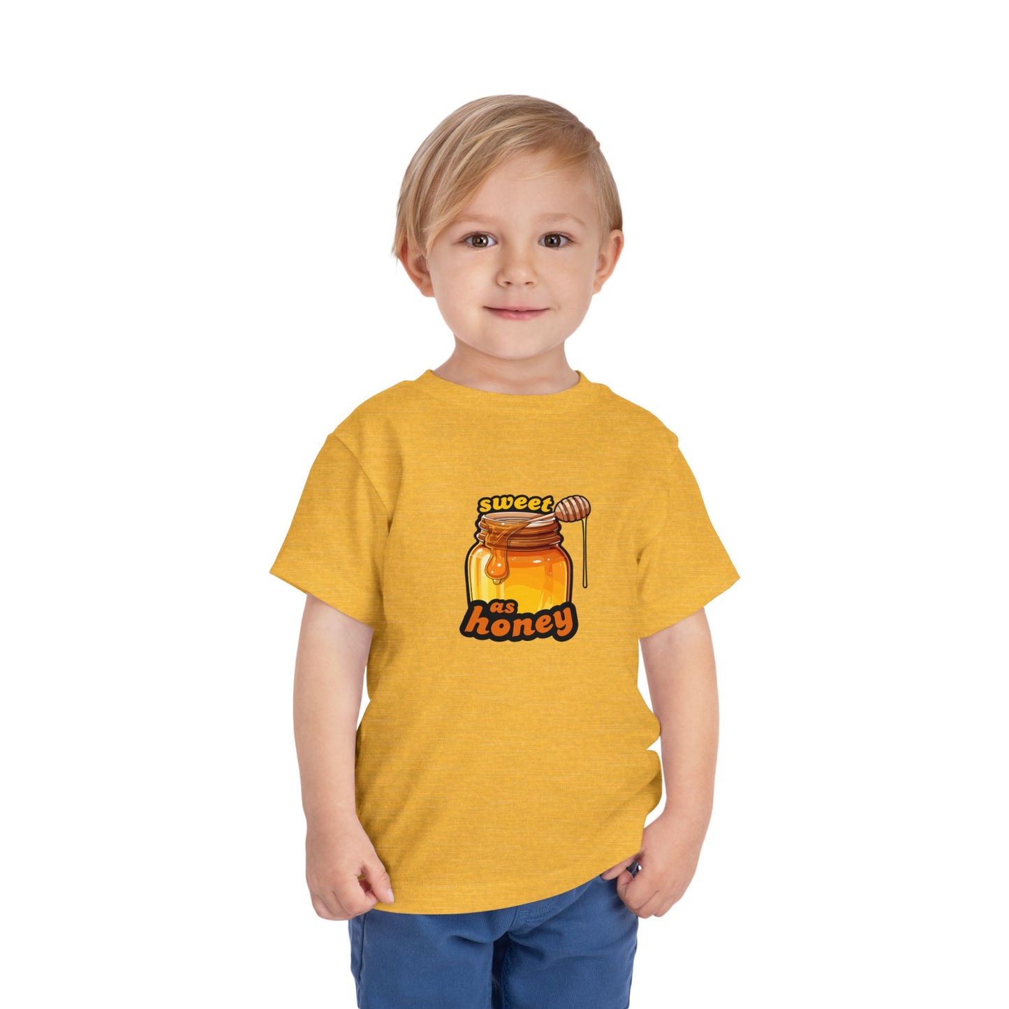 Sweet As Honey - Unisex Toddler/Kid - Front Print on Light & Dark Tees👕