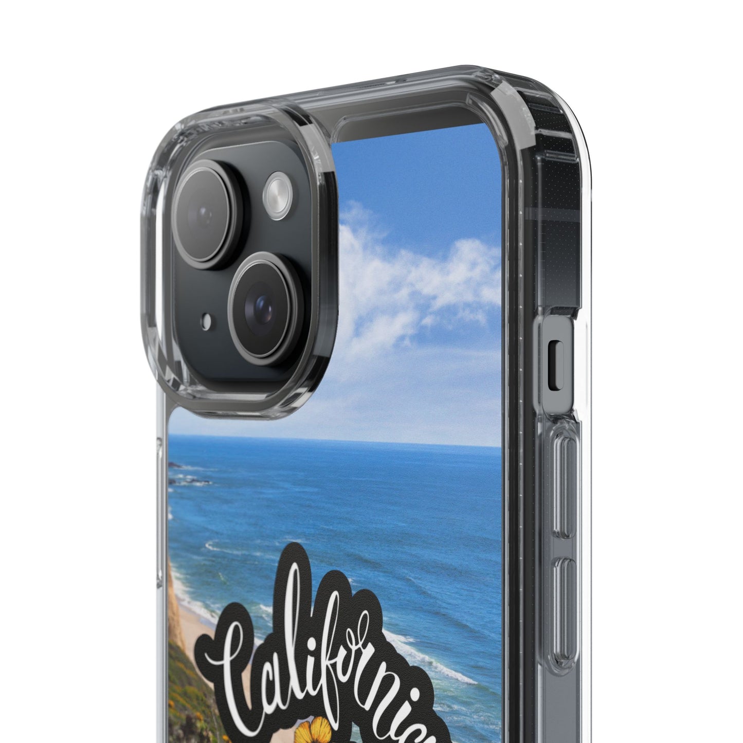 Rebuild California  - Phone Case - Clear Cases with Sunset Design📱