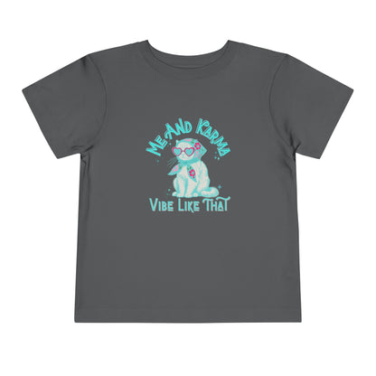 Karma Vibe - Toddler Unisex - Front Print on Light & Dark Tees👕
