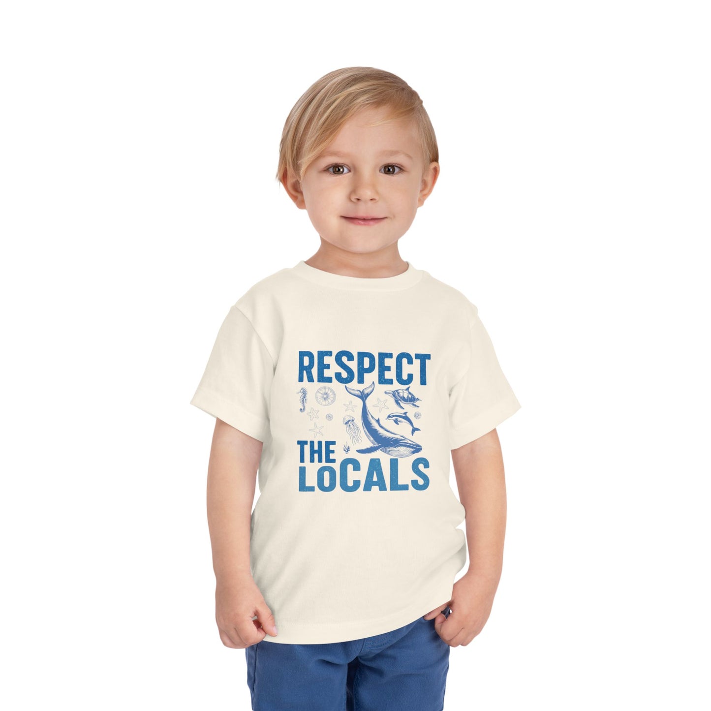Respect Locals - Front Print on Light & Dark Tees 👕