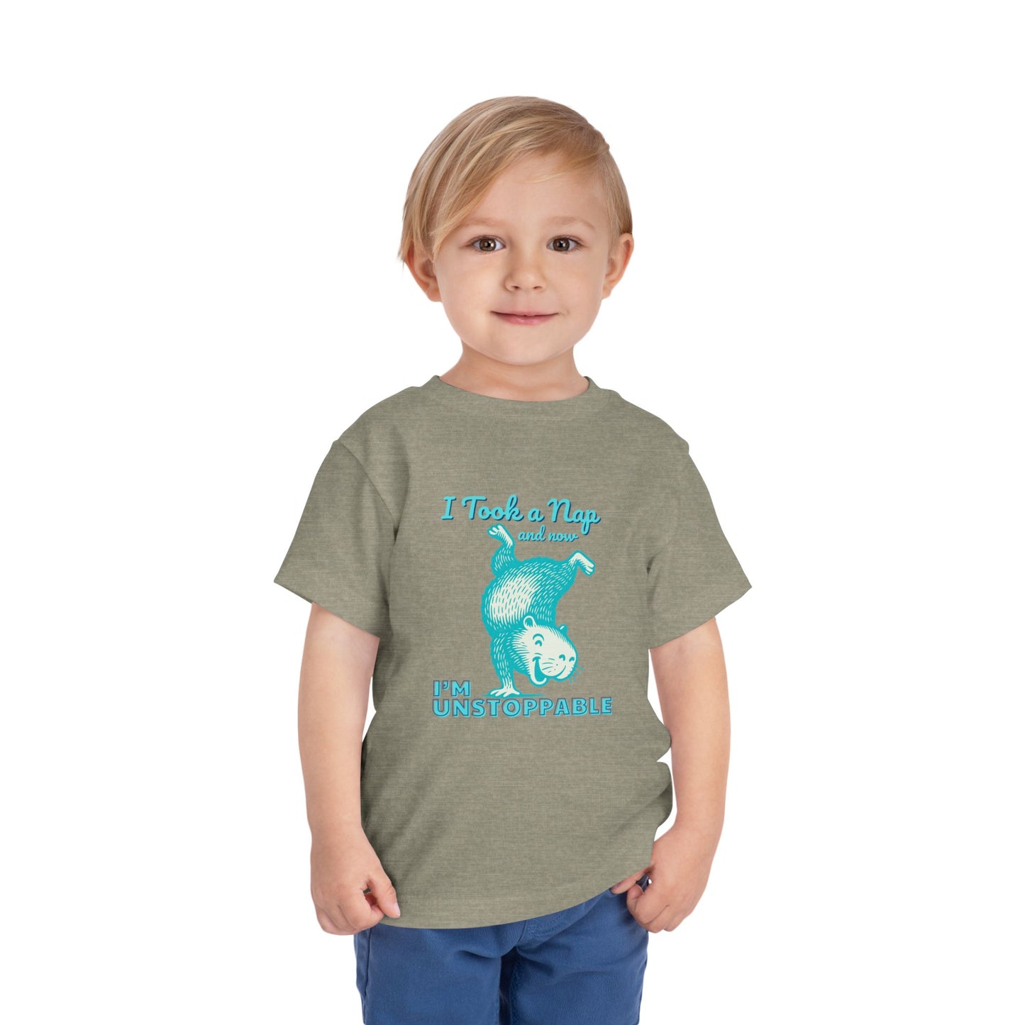 Unstoppable - Unisex Toddler/Kid - Front  Print on Light & Dark Tees 👕