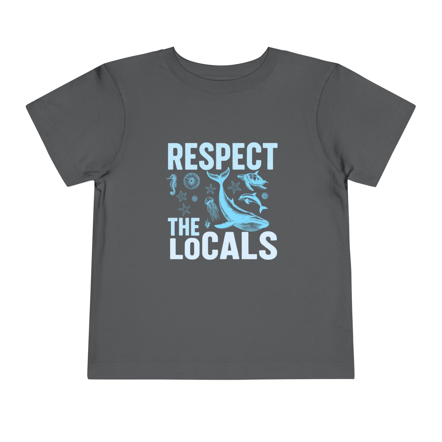 Respect Locals - Front Print on Light & Dark Tees 👕