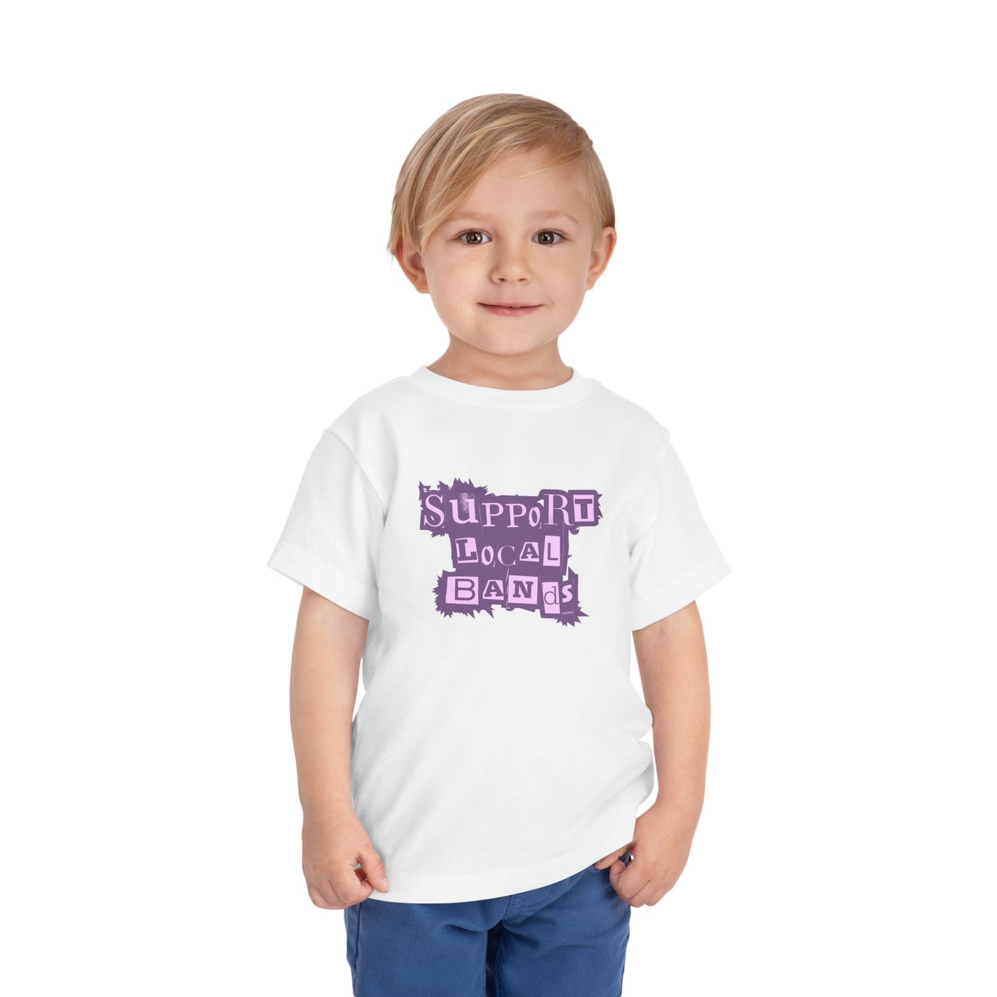 Support Local Bands Punky - Unisex Toddler/Kid - Front Print on Light & Dark Tees👕