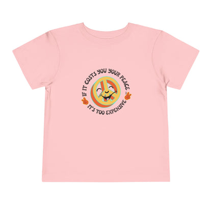 Too Expensive - Unisex Toddler/Kid - Front  Print on Light & Dark Tees 👕