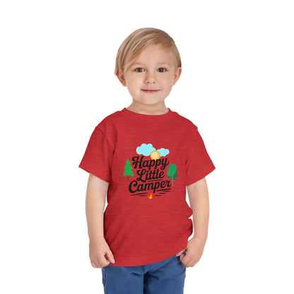Happy Little Camper - Unisex Toddler/Kid - Front  Print on Light & Dark Tees 👕