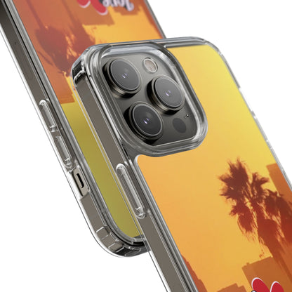 Love 4 Los Angeles  - Phone Case - Clear Cases with Sunset Design📱