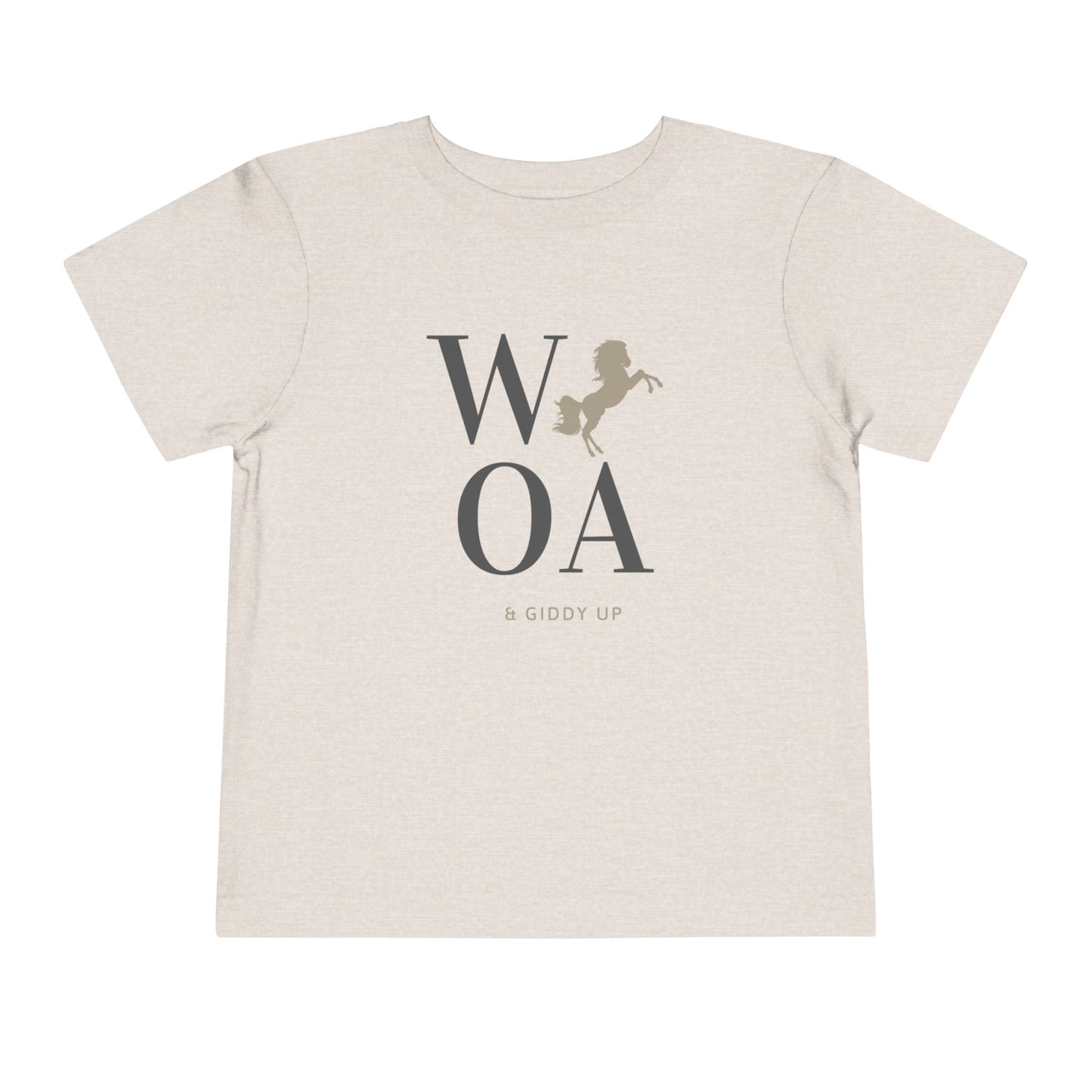 WHOA - Unisex Toddler/Kid - Front Print on Light & Dark Tees👕