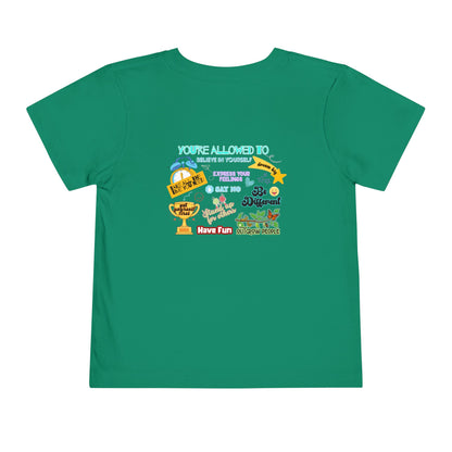 You're Allowed To - Unisex Toddler/Kid - Front & Back Print on Light & Dark Tees👕