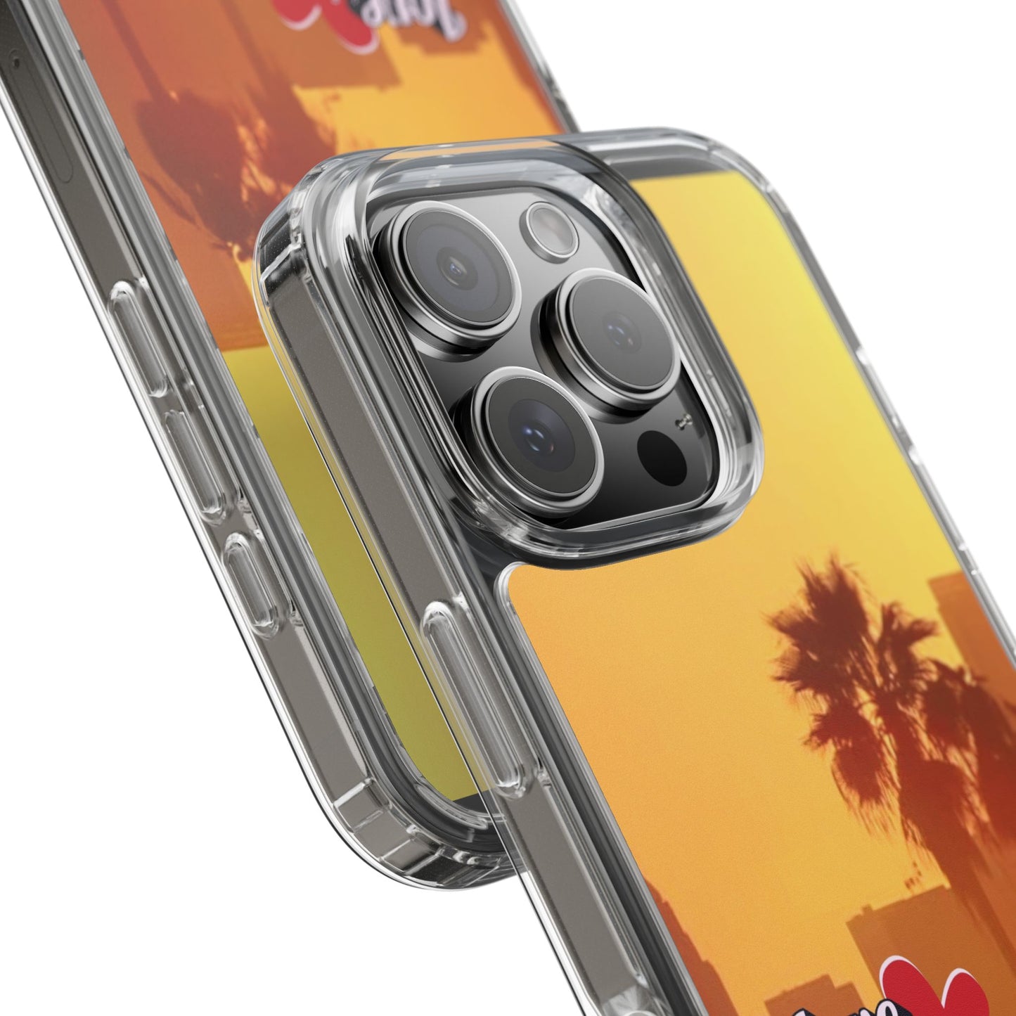 Love 4 Los Angeles  - Phone Case - Clear Cases with Sunset Design📱