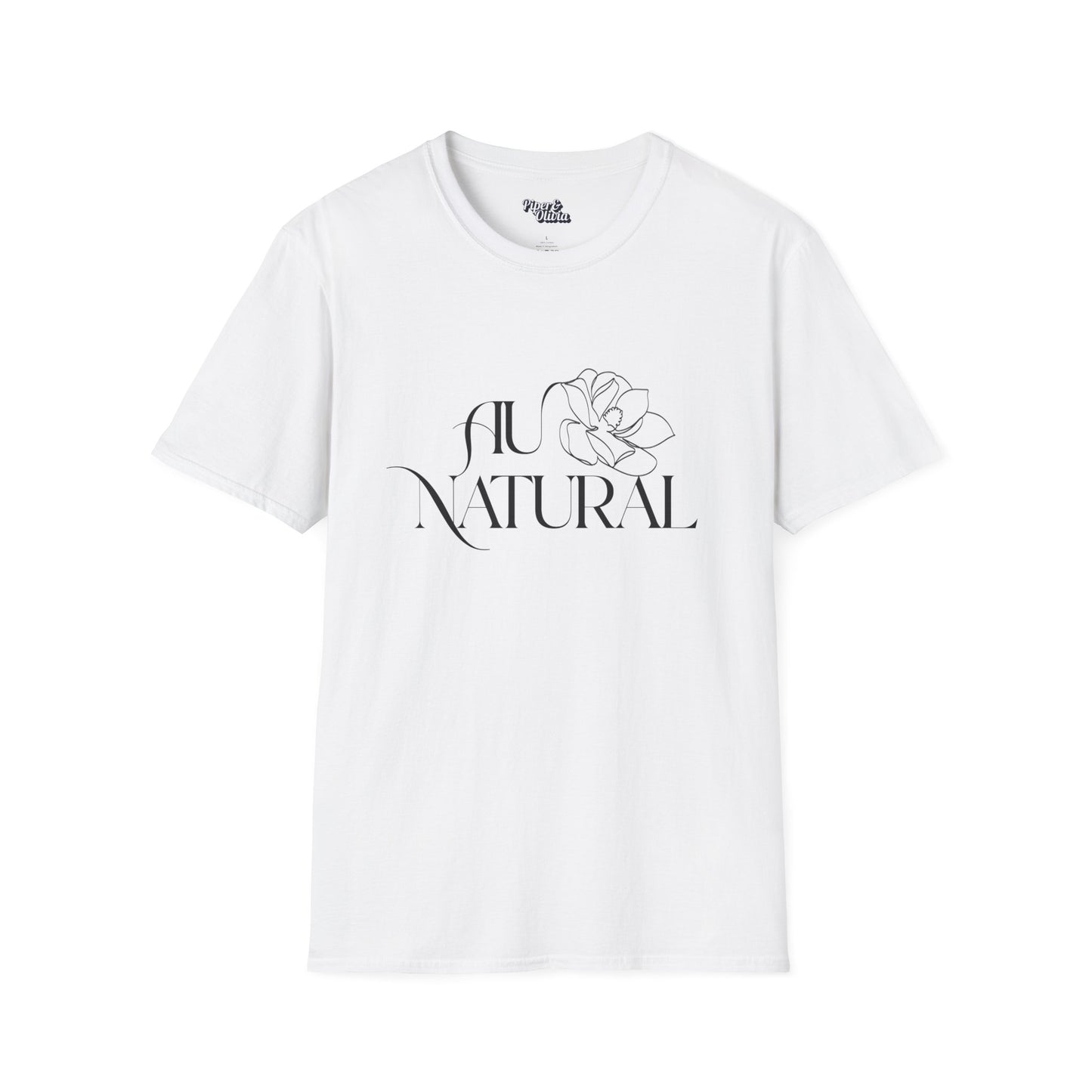 Au Natural - Unisex - On Dark and Light Colored Tee👕