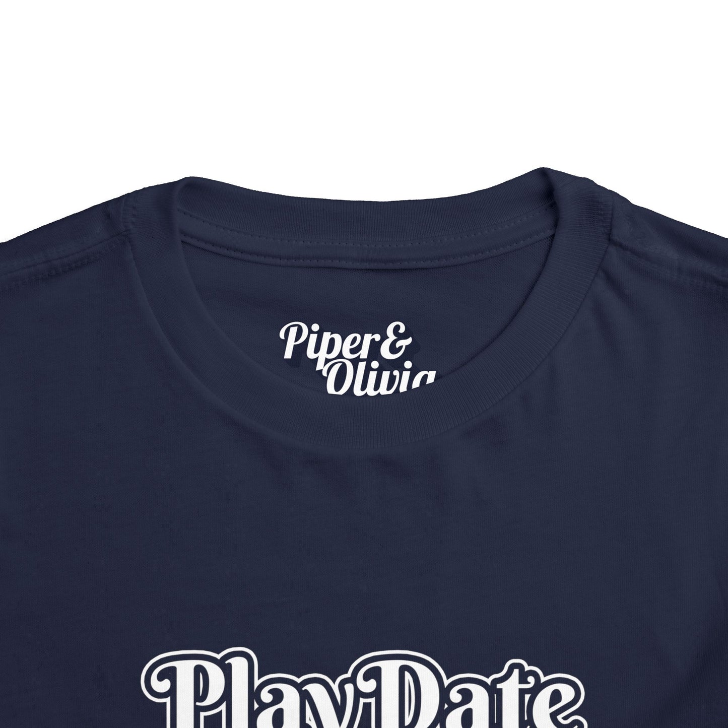 Play Date Material - Toddler/Kid - Front Print on Light & Dark Tees👕