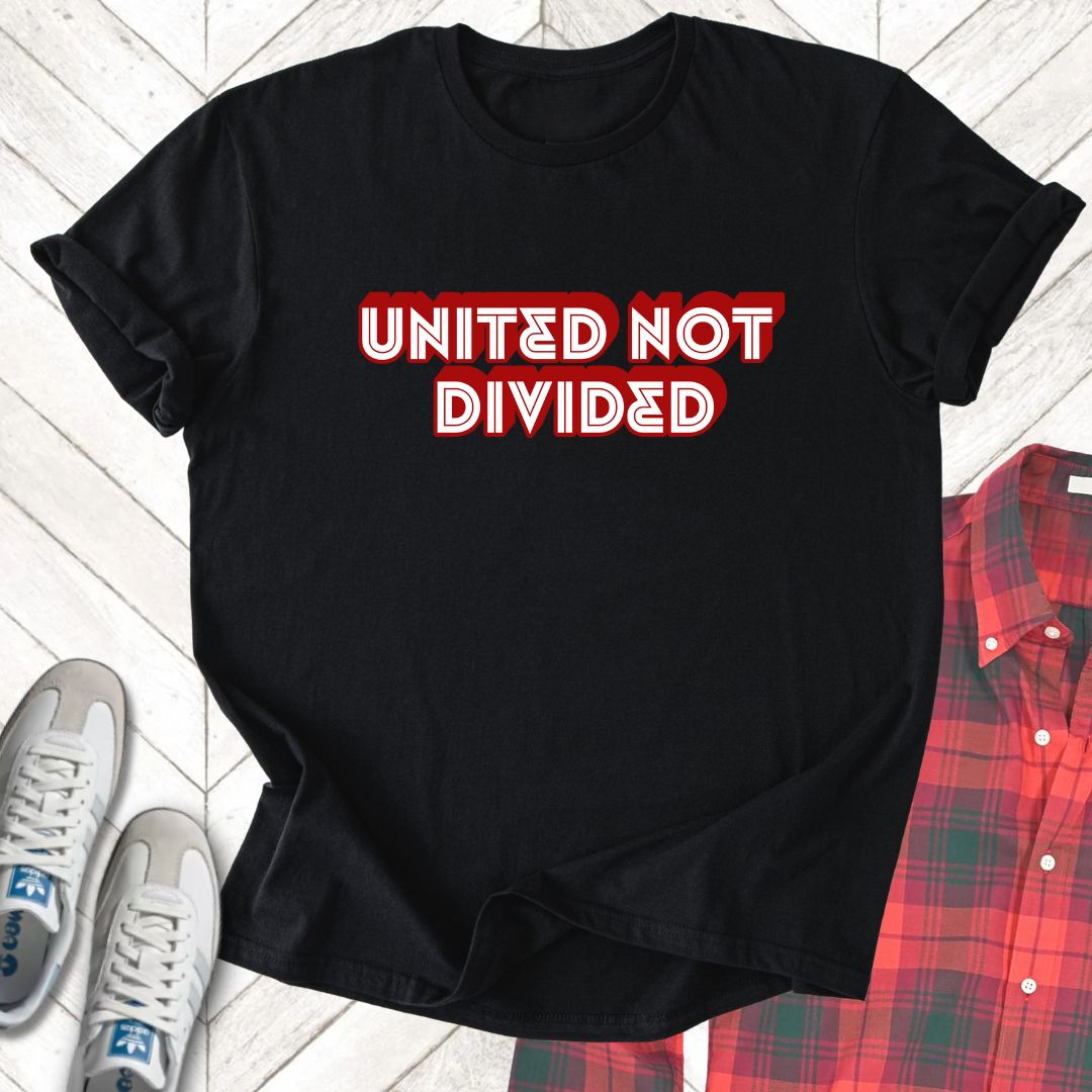 United Not Divided - Unisex - On Dark and Light Colored Tee👕