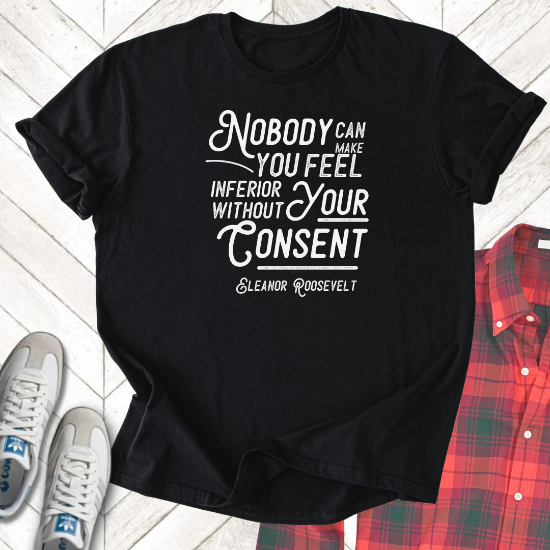 Inferior Without Concent - Unisex - On Dark and Light Colored Tee👕